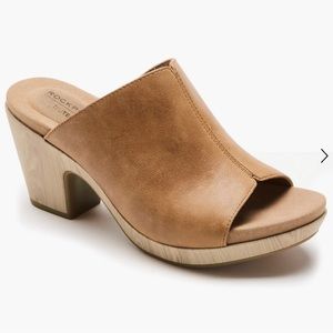 Rockport Vivianne Slide 7.5 Tan/Honey *NEW*